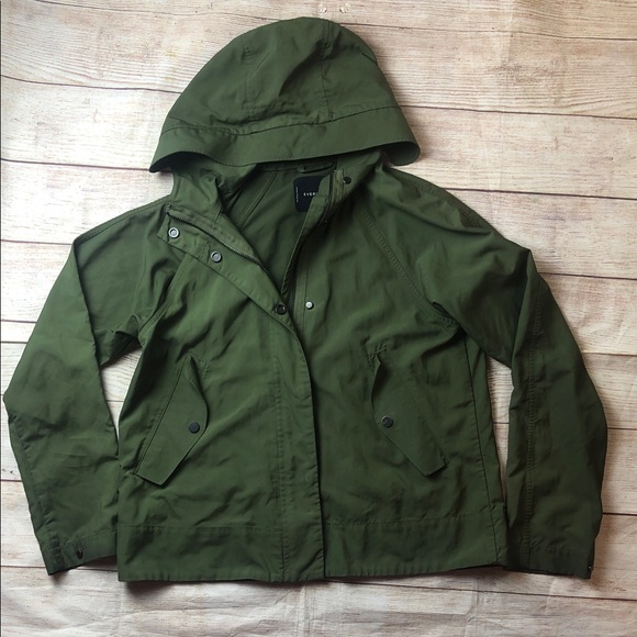 Everlane Jackets & Blazers - Everlane Green Hooded Utility Jacket 🩵